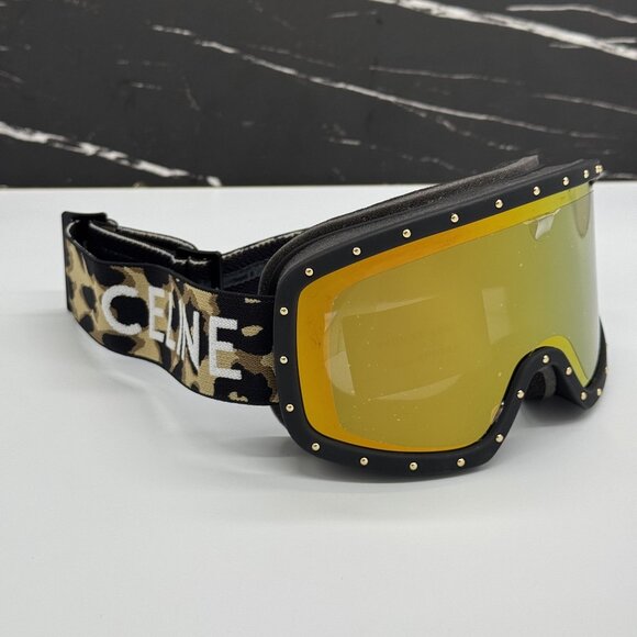 NEW CELINE CL40196U SKI MASK 99C BLACK UNISEX EYEGLASSES CELINE main image 6